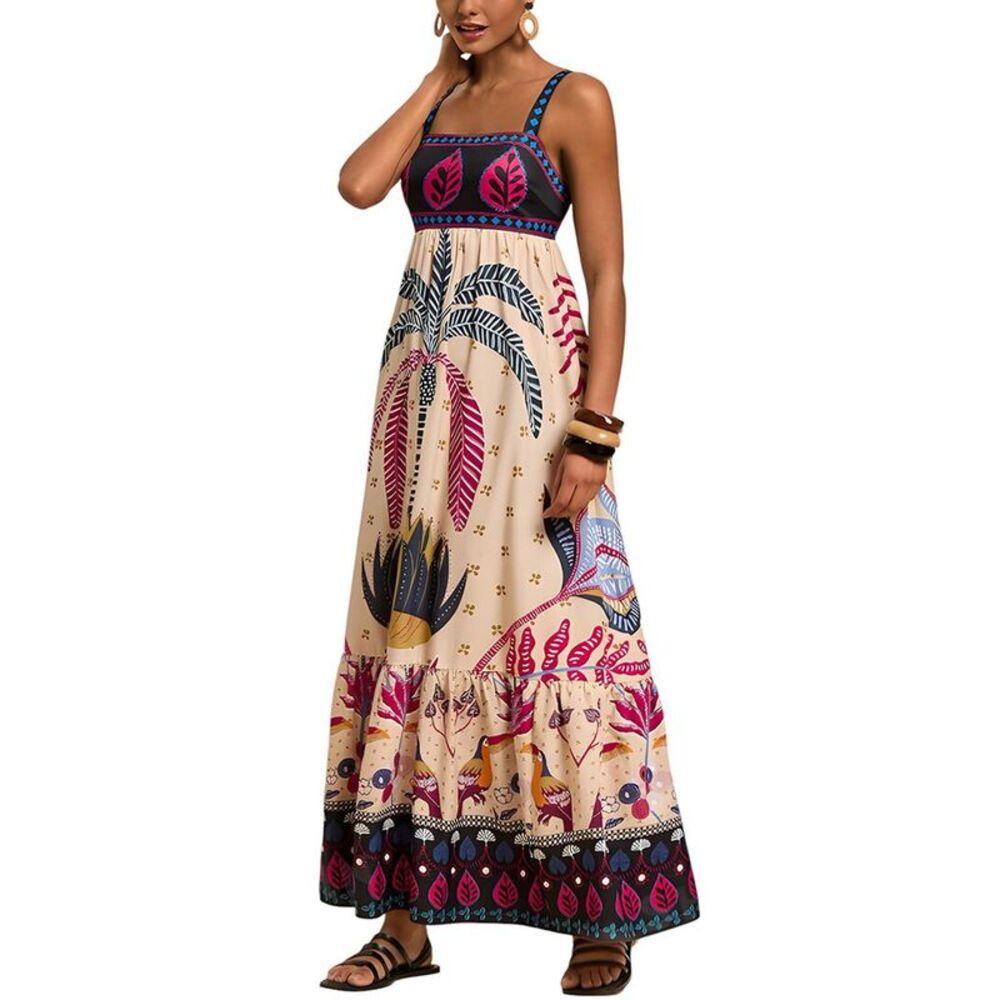 Camila Blanco Womens  Maxi Dress